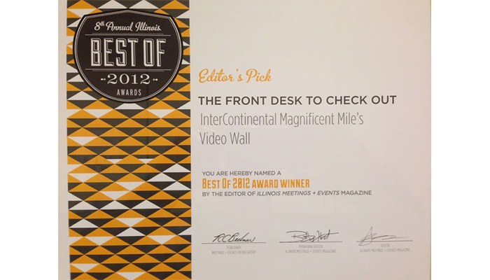 Video Wall Award