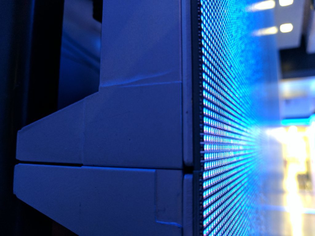 LED Video Wall Pixel Close Up