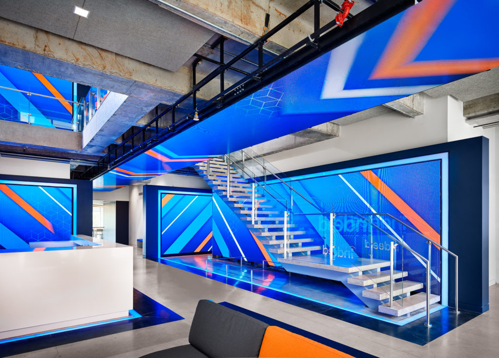 Corporate Lobby LED Video Wall Installation