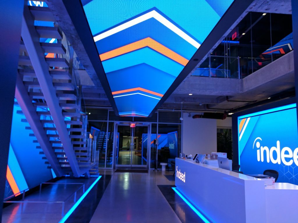 Corporate Lobby LED Video Wall Installation