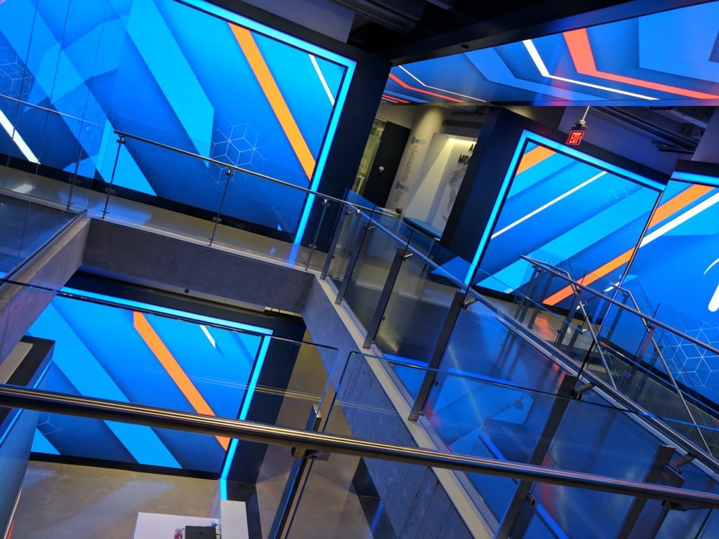 Corporate Lobby LED Video Wall Installation