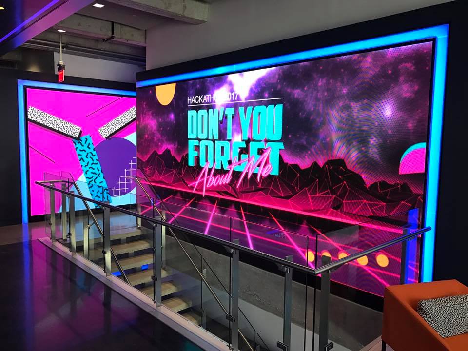 Corporate Lobby LED Video Wall Install