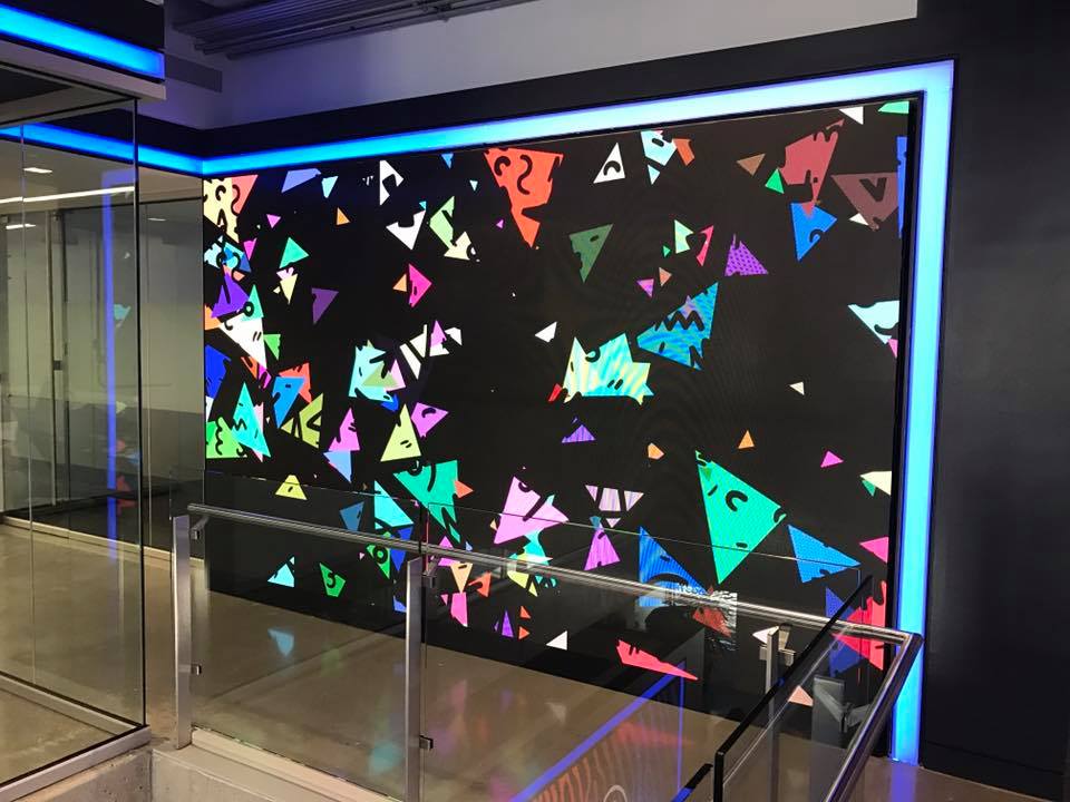 Corporate Lobby LED Video Wall Install