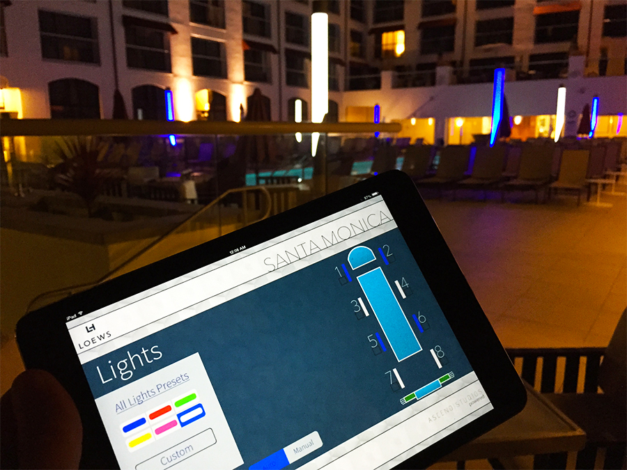 Hotel Custom Lighting Control