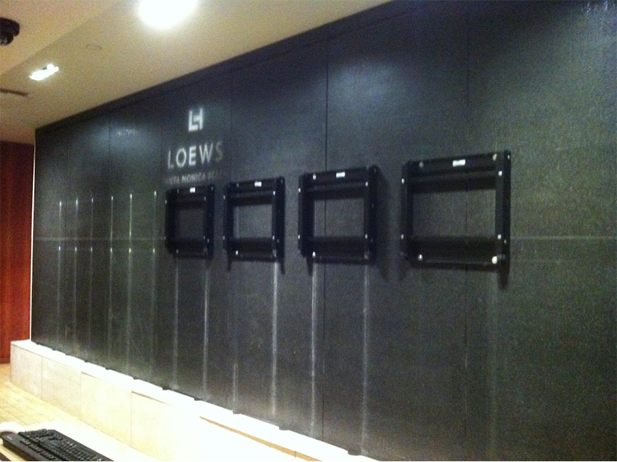 Hotel LCD Video Wall Installation